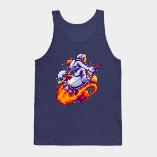 Astro planet rocket Tank Top